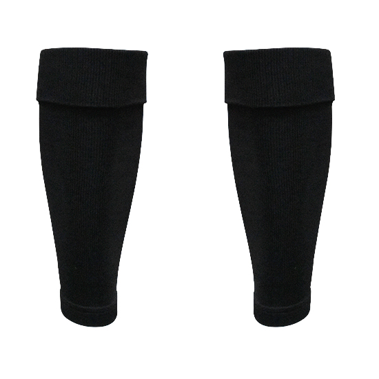 BLACK FOOTLESS SOCKS